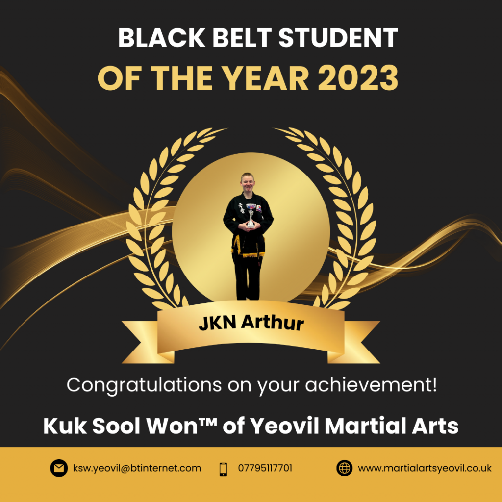 Black belt student award 2023